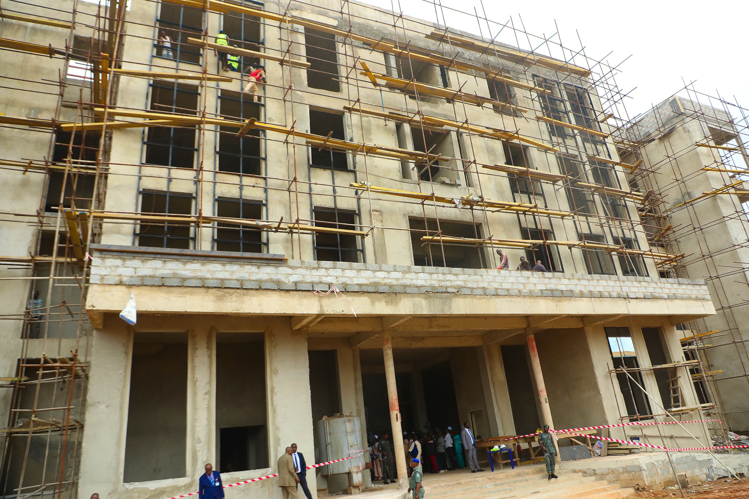 Construction site in progress Construction site in progress